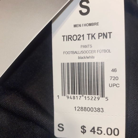New with Tags Adidas Tiro21 Training Pants Soccer Aeroready Small - Picture 9 of 10